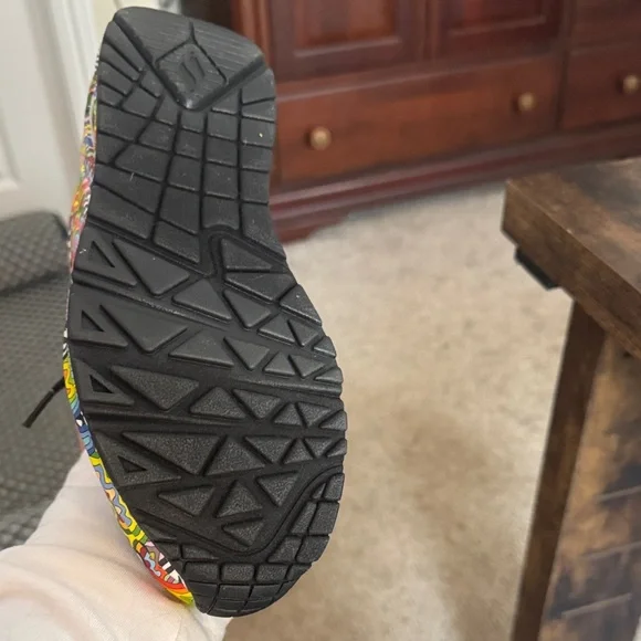 Skechers and Jen Stark Collab Multicolor Vibrant Sneakers NWOT - Picture 8 of 9